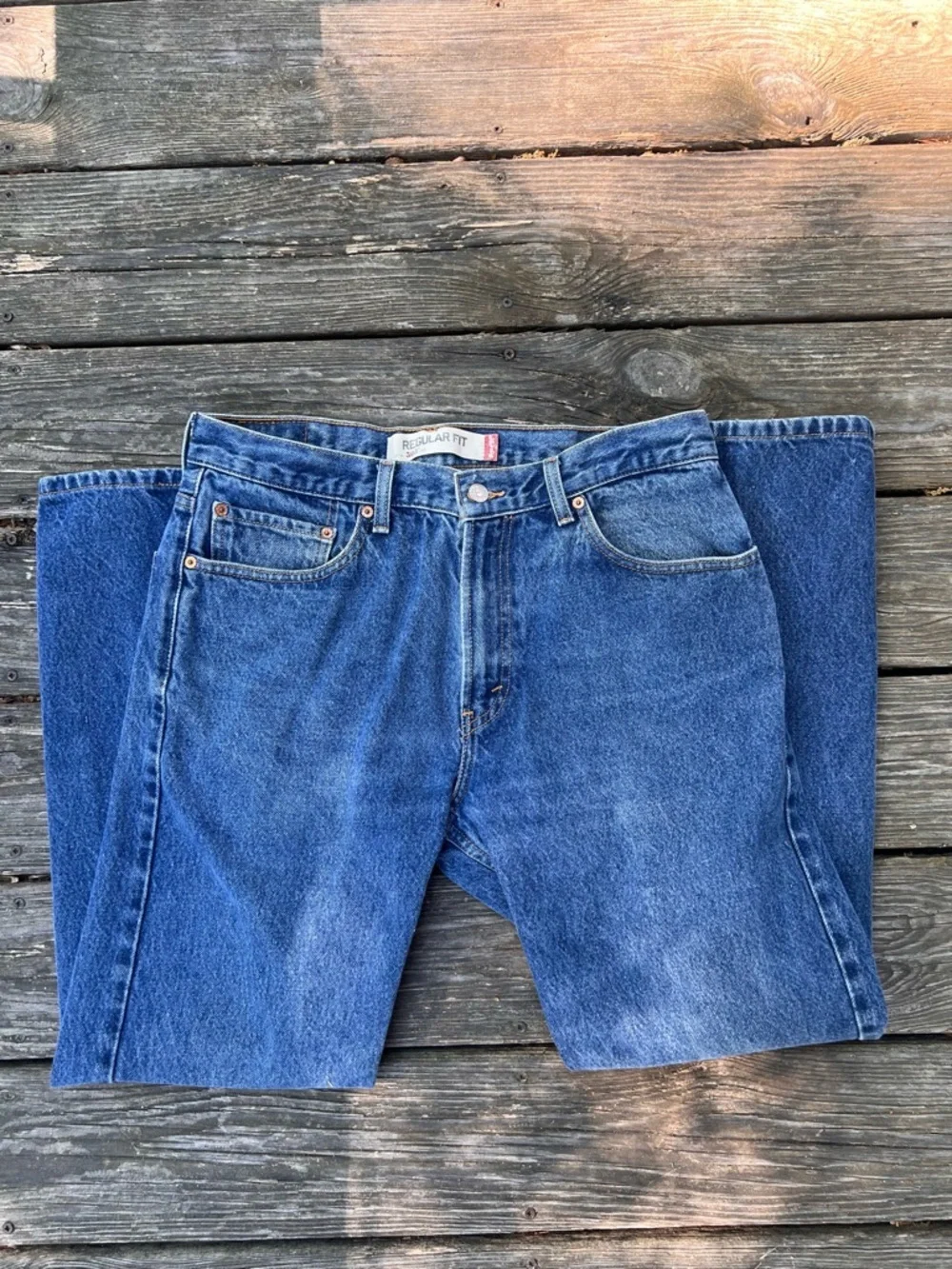 Levi's  505 Men's Blue Denim Jeans - Classic Straight Fit